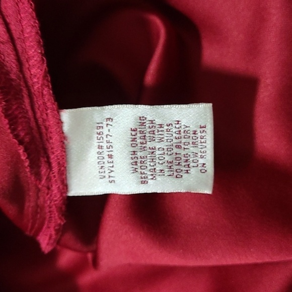 Northern Reflections Red Embroided Suede Button Down Shirt Shacket Size XS - Picture 15 of 16